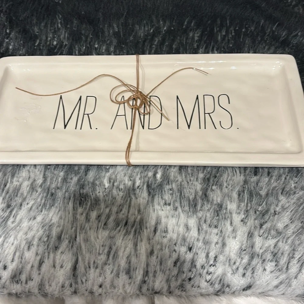 Pier1‎ Imports Mr and Mrs Serving Platter